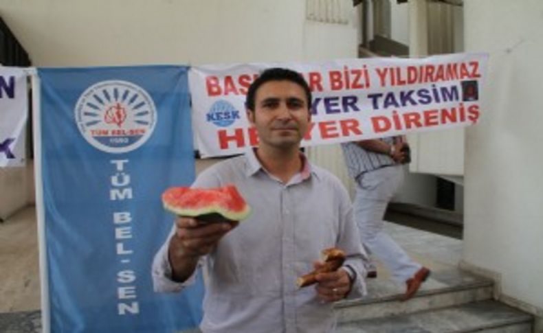 Büyükşehir'den yer sofralı eylem